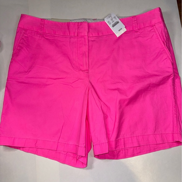 J. Crew Pants - J. Crew 7" Chino Shorts Size 14 Wildflower Pink Deadstock Preppy Summer